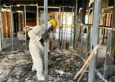 working in asbestos abatement